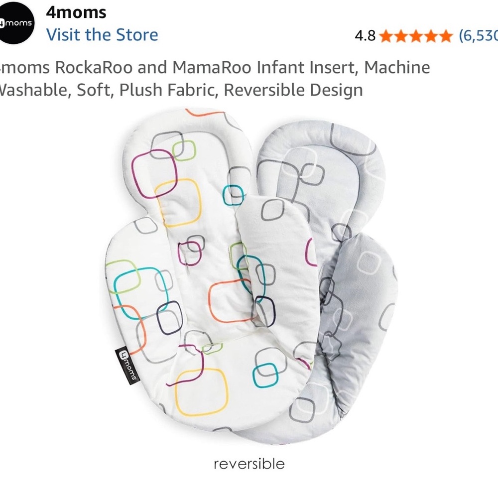 Cozy Newborn Insert with Multicolor Pattern - Picture 2 of 4
